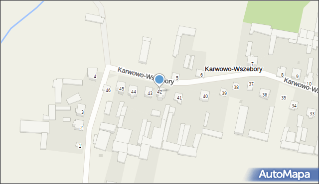 Karwowo-Wszebory, Karwowo-Wszebory, 42, mapa Karwowo-Wszebory