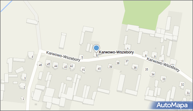 Karwowo-Wszebory, Karwowo-Wszebory, 6, mapa Karwowo-Wszebory