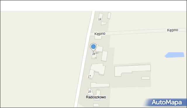 Karzcino, Karzcino, 18, mapa Karzcino