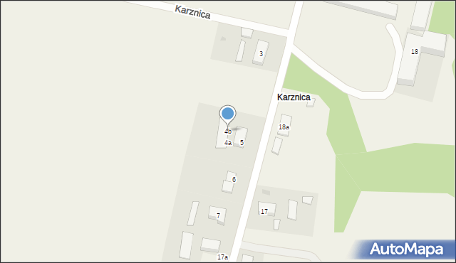 Karznica, Karznica, 4b, mapa Karznica