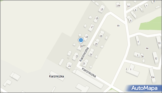 Karzniczka, Karzniczka, 19, mapa Karzniczka