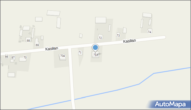 Kasiłan, Kasiłan, 71A, mapa Kasiłan