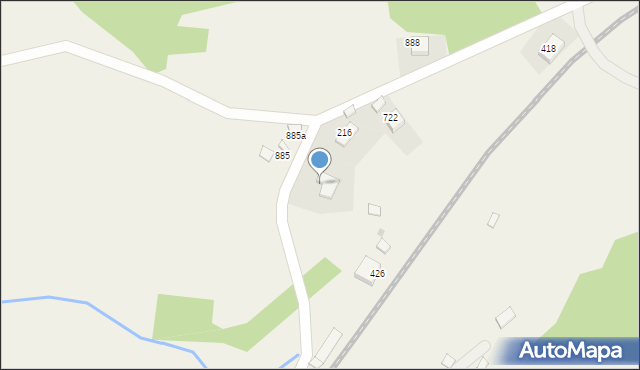 Kasina Wielka, Kasina Wielka, 216, mapa Kasina Wielka