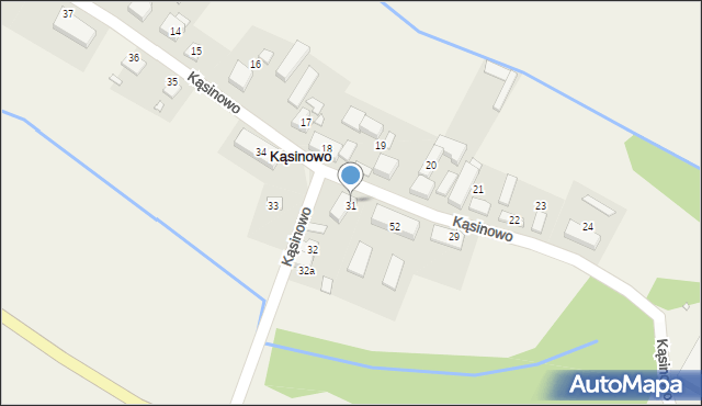 Kąsinowo, Kąsinowo, 31, mapa Kąsinowo