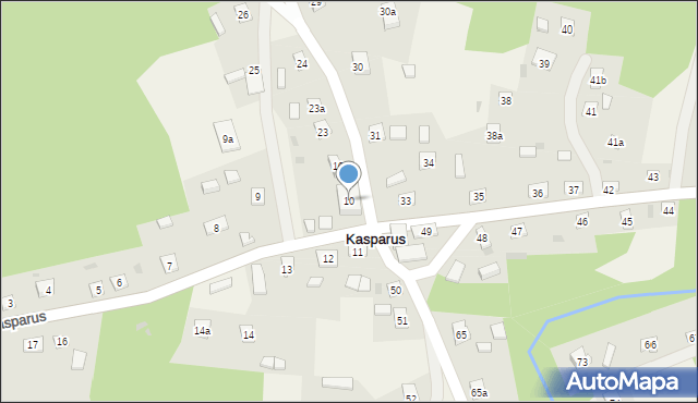 Kasparus, Kasparus, 10, mapa Kasparus