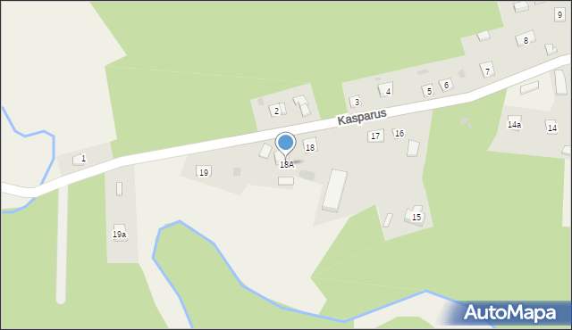 Kasparus, Kasparus, 18A, mapa Kasparus