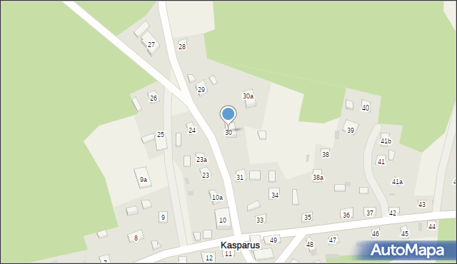 Kasparus, Kasparus, 30, mapa Kasparus