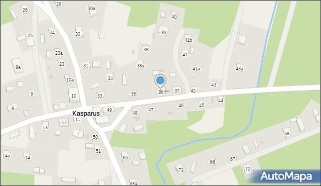 Kasparus, Kasparus, 36, mapa Kasparus