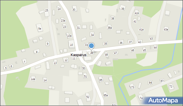 Kasparus, Kasparus, 49, mapa Kasparus