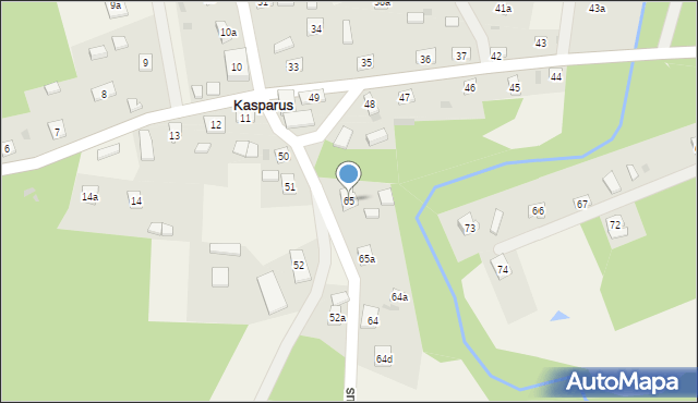 Kasparus, Kasparus, 65, mapa Kasparus