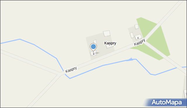 Kaspry, Kaspry, 4, mapa Kaspry