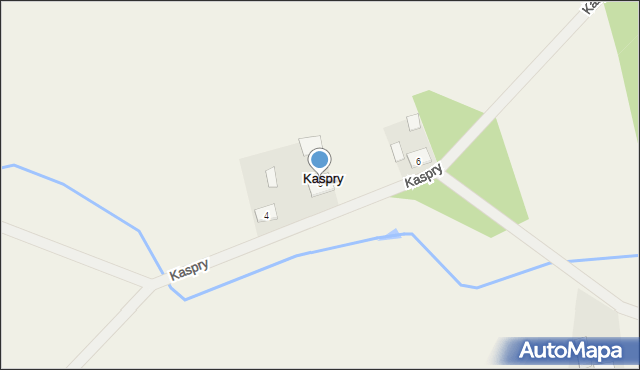 Kaspry, Kaspry, 5, mapa Kaspry