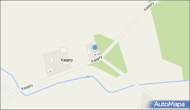 Kaspry, Kaspry, 6, mapa Kaspry