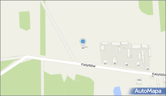 Kasyldów, Kasyldów, 41, mapa Kasyldów
