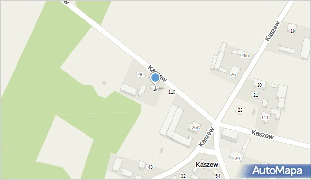 Kaszew, Kaszew, 27, mapa Kaszew