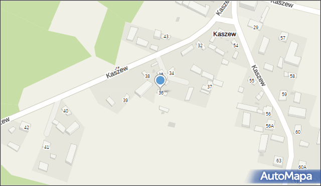 Kaszew, Kaszew, 36, mapa Kaszew