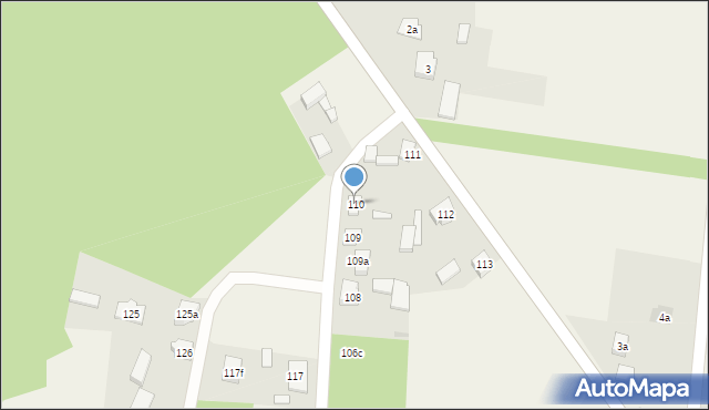 Kaszewice, Kaszewice, 110, mapa Kaszewice