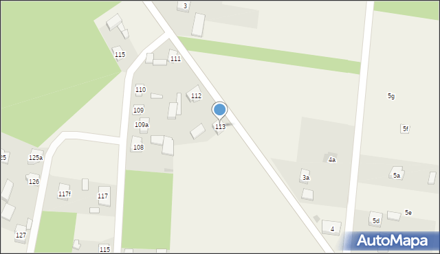 Kaszewice, Kaszewice, 113, mapa Kaszewice