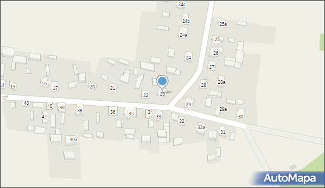 Kaszewice, Kaszewice, 23, mapa Kaszewice