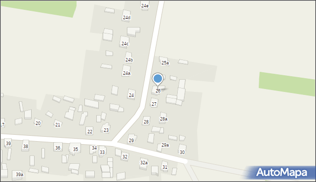 Kaszewice, Kaszewice, 26, mapa Kaszewice