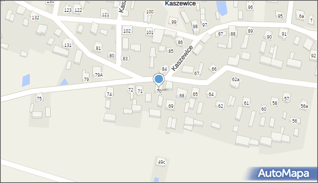 Kaszewice, Kaszewice, 70, mapa Kaszewice