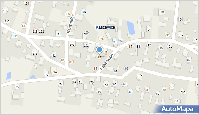 Kaszewice, Kaszewice, 85, mapa Kaszewice