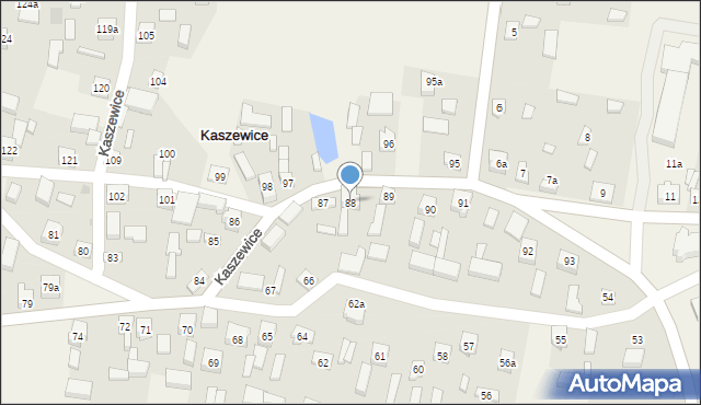 Kaszewice, Kaszewice, 88, mapa Kaszewice