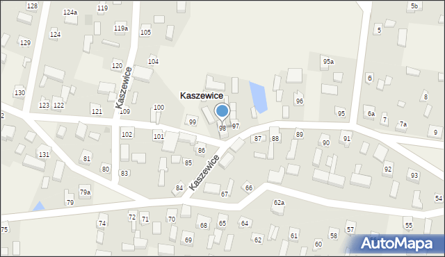 Kaszewice, Kaszewice, 98, mapa Kaszewice