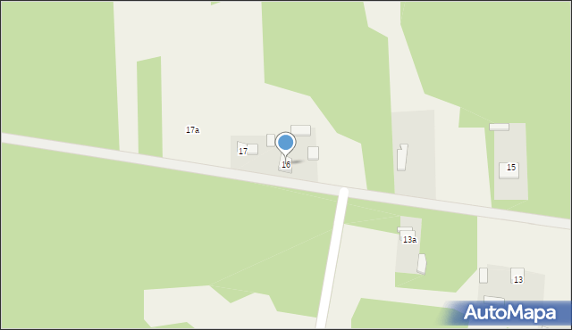 Kaszewice-Kolonia, Kaszewice-Kolonia, 16, mapa Kaszewice-Kolonia