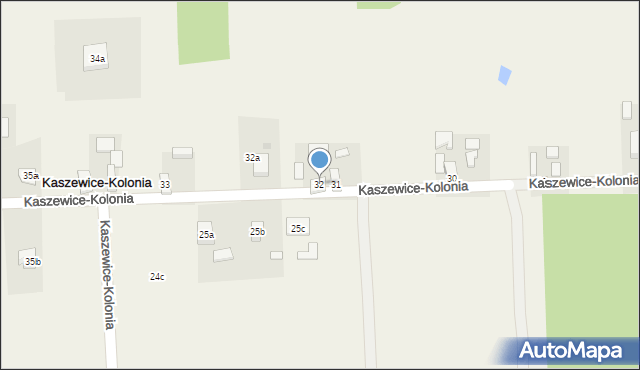 Kaszewice-Kolonia, Kaszewice-Kolonia, 32, mapa Kaszewice-Kolonia