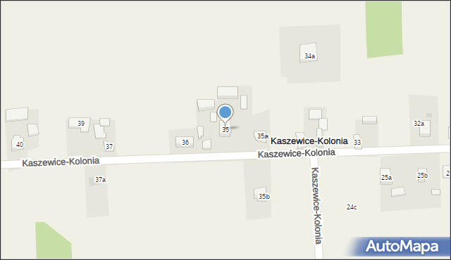 Kaszewice-Kolonia, Kaszewice-Kolonia, 35, mapa Kaszewice-Kolonia