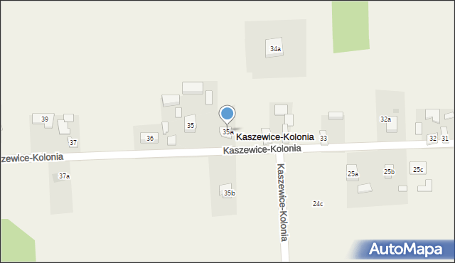 Kaszewice-Kolonia, Kaszewice-Kolonia, 35a, mapa Kaszewice-Kolonia