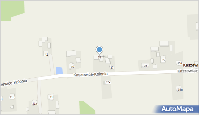 Kaszewice-Kolonia, Kaszewice-Kolonia, 39, mapa Kaszewice-Kolonia