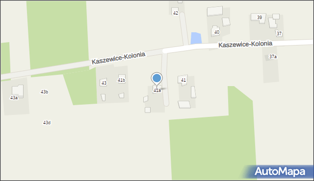 Kaszewice-Kolonia, Kaszewice-Kolonia, 41a, mapa Kaszewice-Kolonia