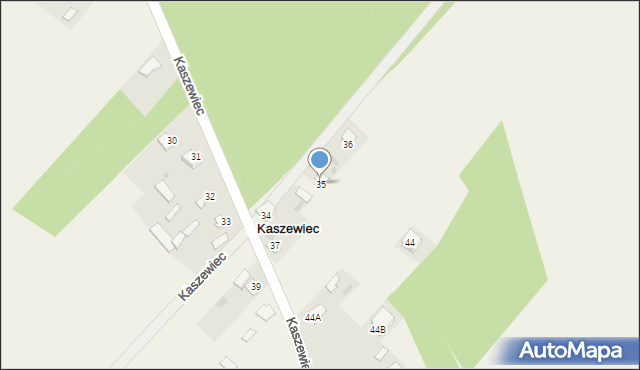 Kaszewiec, Kaszewiec, 35, mapa Kaszewiec