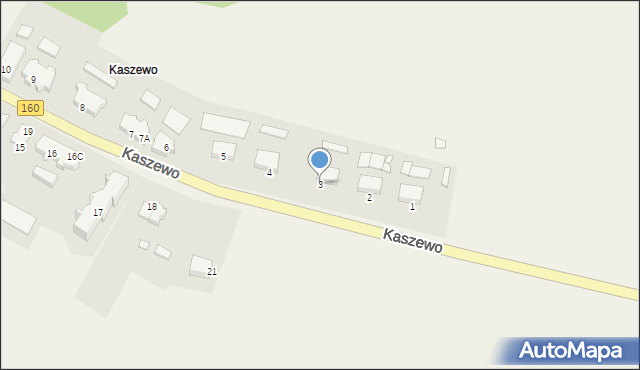 Kaszewo, Kaszewo, 3, mapa Kaszewo