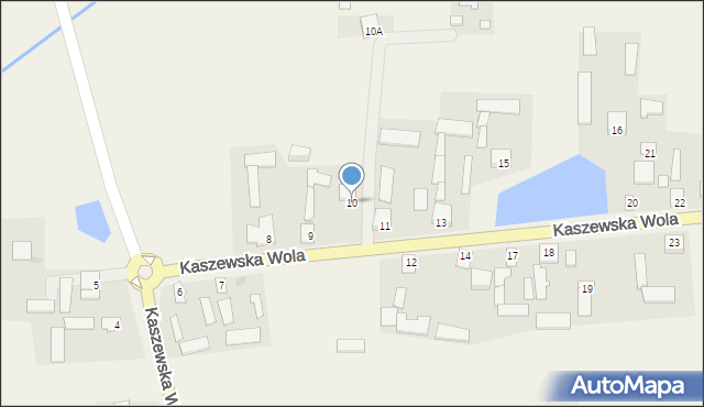 Kaszewska Wola, Kaszewska Wola, 10, mapa Kaszewska Wola