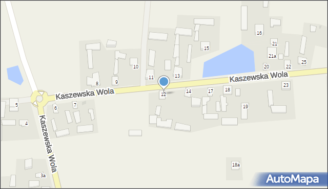 Kaszewska Wola, Kaszewska Wola, 12, mapa Kaszewska Wola