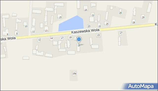 Kaszewska Wola, Kaszewska Wola, 19, mapa Kaszewska Wola