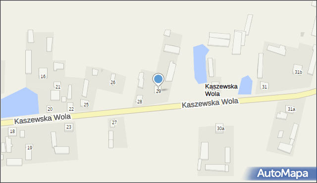 Kaszewska Wola, Kaszewska Wola, 29, mapa Kaszewska Wola