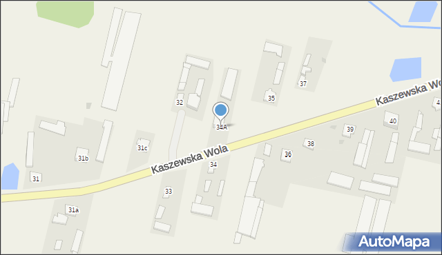 Kaszewska Wola, Kaszewska Wola, 34A, mapa Kaszewska Wola