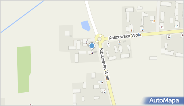 Kaszewska Wola, Kaszewska Wola, 4, mapa Kaszewska Wola