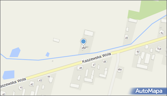 Kaszewska Wola, Kaszewska Wola, 46a, mapa Kaszewska Wola