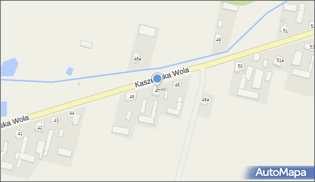 Kaszewska Wola, Kaszewska Wola, 47, mapa Kaszewska Wola