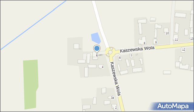 Kaszewska Wola, Kaszewska Wola, 5, mapa Kaszewska Wola