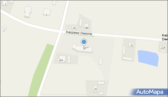 Kaszewy Dworne, Kaszewy Dworne, 19, mapa Kaszewy Dworne