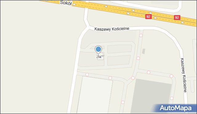 Kaszewy Kościelne, Kaszewy Kościelne, 23a, mapa Kaszewy Kościelne