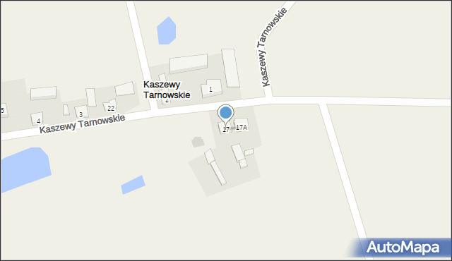 Kaszewy Tarnowskie, Kaszewy Tarnowskie, 17, mapa Kaszewy Tarnowskie