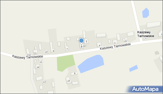 Kaszewy Tarnowskie, Kaszewy Tarnowskie, 6, mapa Kaszewy Tarnowskie