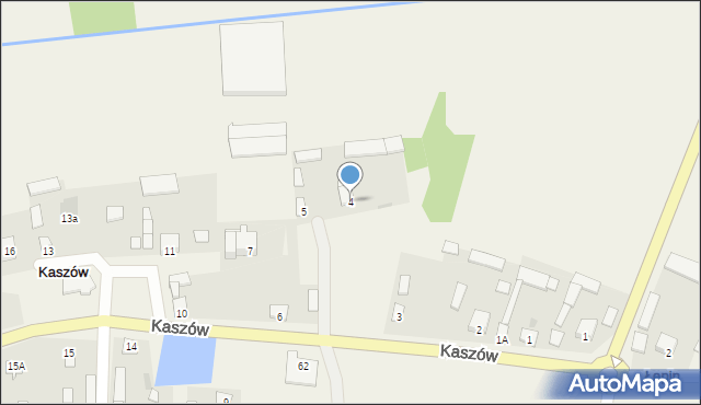 Kaszów, Kaszów, 4, mapa Kaszów